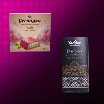 Dubai Chocolate x Angel Hair Chocolate Box